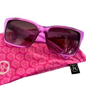 COPY - Von Zipper/ Elmore/ Pink metallic sunglasses/  Cloth pouch included